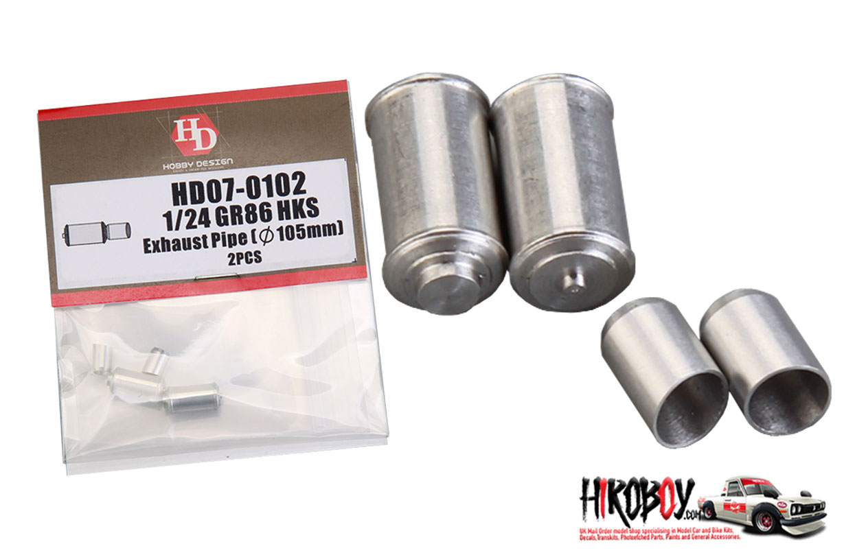 124 Toyota GR86 HKS Exhaust Pipe / Muffler 2pcs (HD070102) HD07