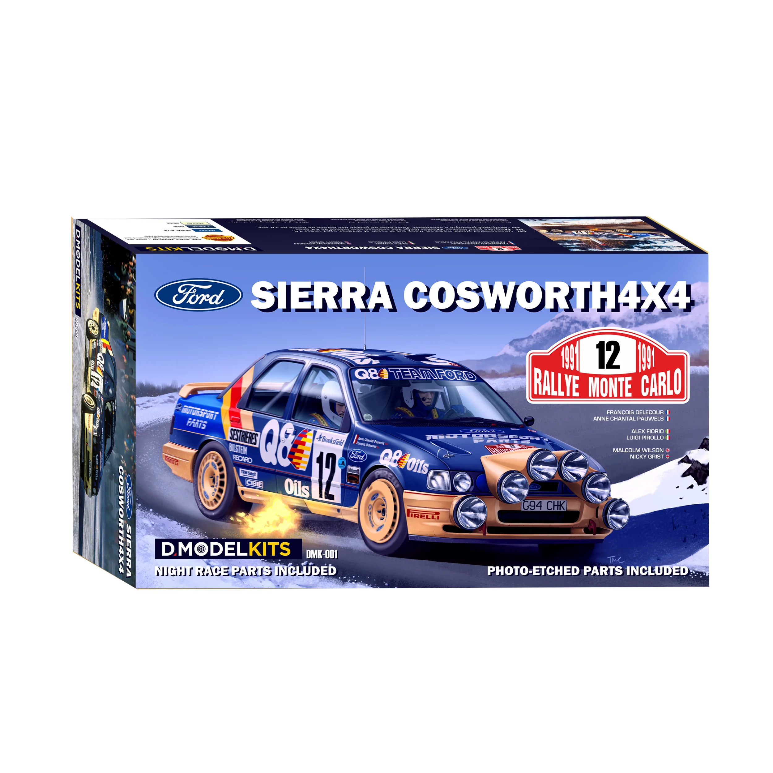 1:24 Ford Sierra Cosworth 4X4 - Rally Monte Carlo 1991 | DMK001