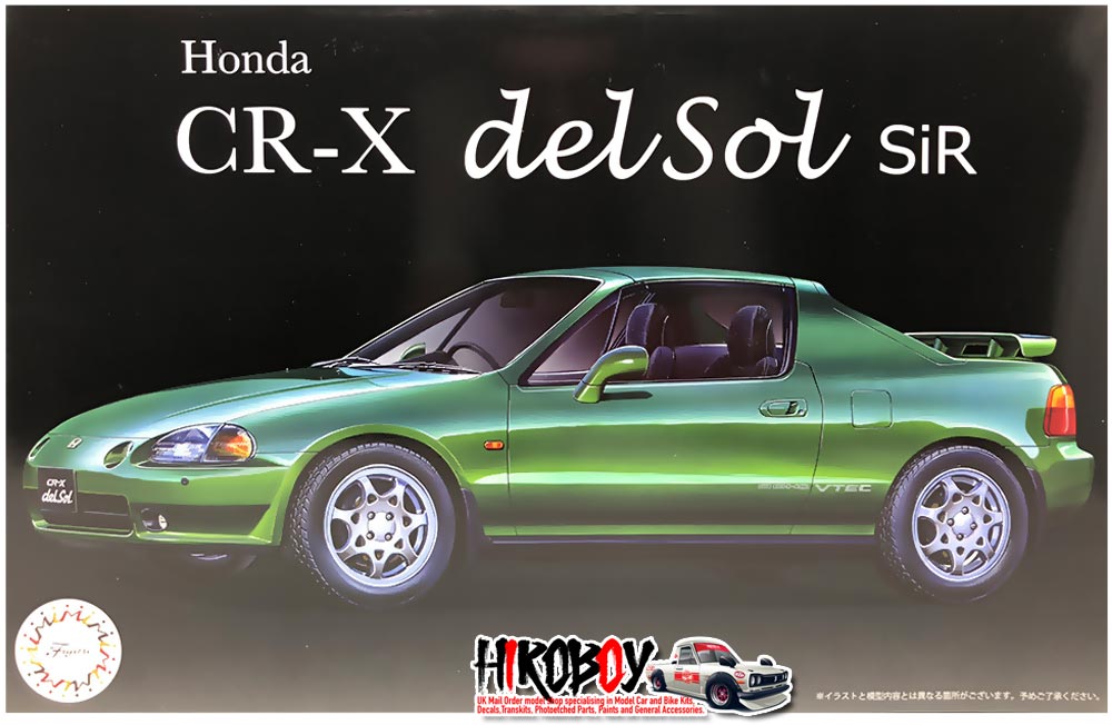 Fujimi 1991 Honda CRX SI Cyber Sports CR-X 1:24 Model Kit #