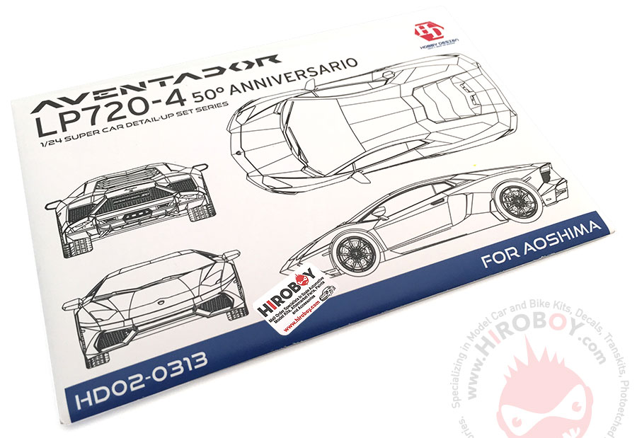 1:24 Lamborghini Aventador LP720-4 For Aoshima (PE+Resin