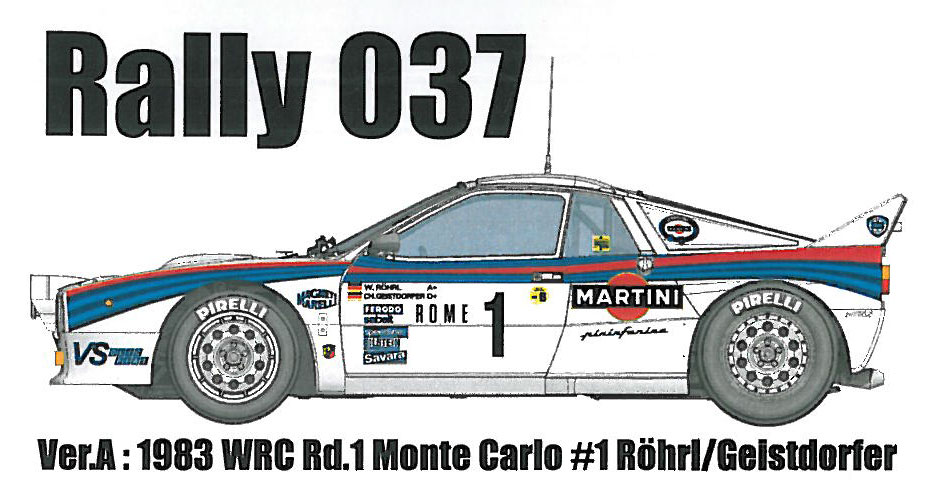 Details about   Model Factory Hiro K508 1:24 Rally 037 Ver.E 1984 WRC Rd.10 #11 San Remo MFH KIT 
