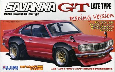 Fujimi Inch Up 1/24 Mazda Savanna RX-3 GT Racing Plastic Model