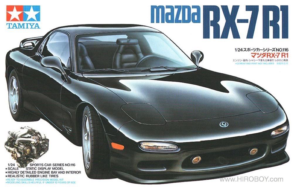 1:24 Mazda RX-7 R1 c/w Engine - 24116 | TAM24116 | Tamiya