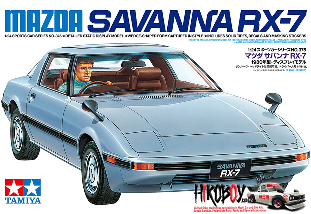 1:24 Mazda Savanna RX-7 - 24375 | TAM24375 | Tamiya