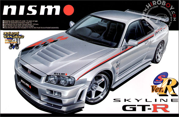  Tamiya Nissan Skyline GT-R R34 - Nismo Z-Tune 1/24 Scale Model  Kit 24282 : Arts, Crafts & Sewing