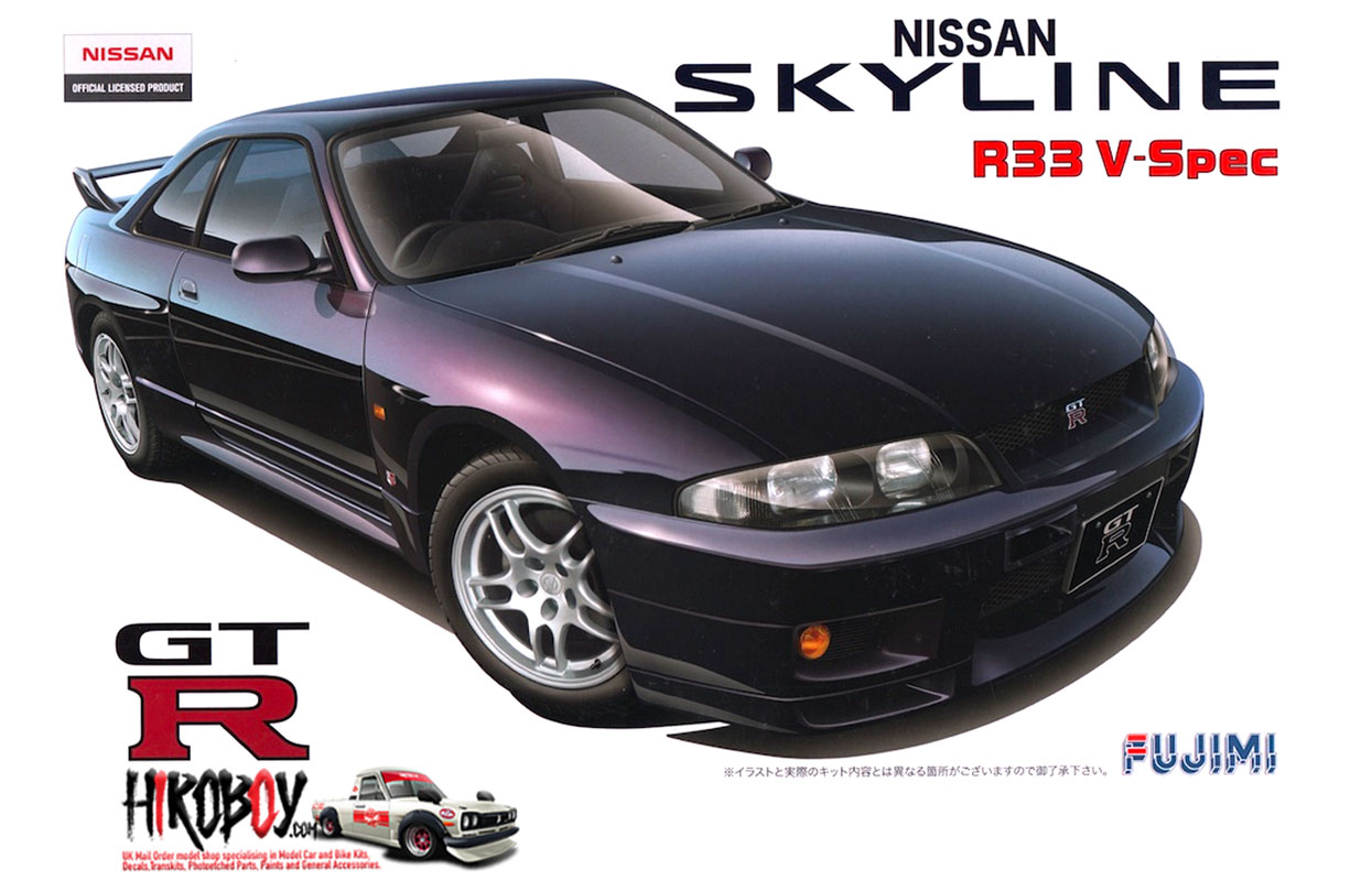 1:24 Nissan Skyline GT-R R33 V-Spec FUJ-046273 Fujimi