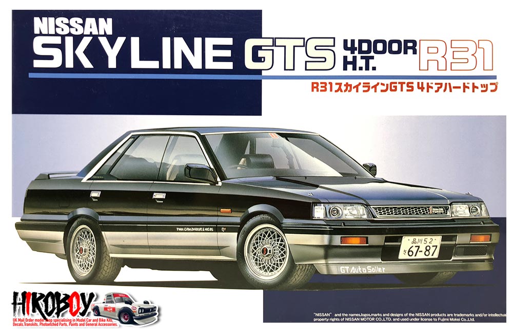 1:24 Nissan Skyline R31 GTS 4 puertas |  FUJ-03655 |  Fujimi