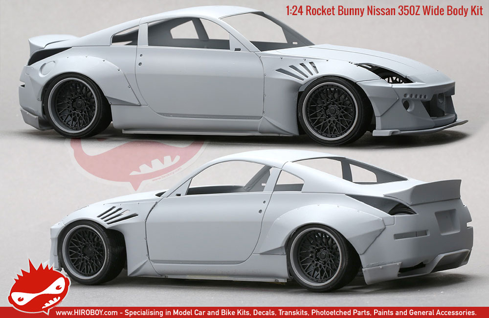 1:24 Rocket Bunny Nissan 350Z Wide Body Kit (Resin+PE) (HD03-0460) HD03-0.....