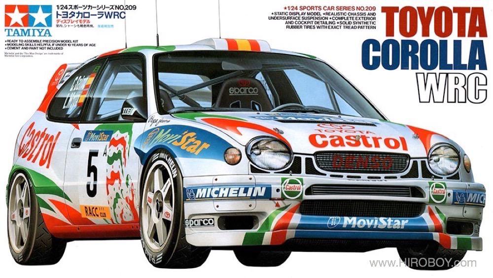 1:24 Toyota Corolla WRC Castrol - 24209 | TAM24209 | Tamiya