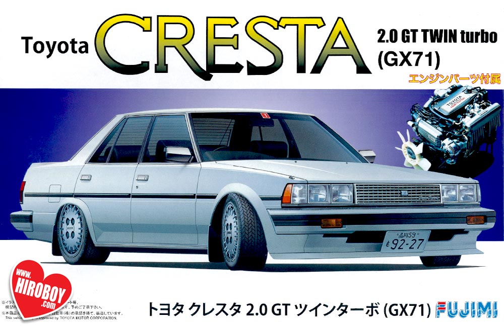 イグニッションモデル　toyota Cresta(GX71) 1/43 1/43 IG Ignition Model Toyota Cresta Super Lucent (GX71) Car