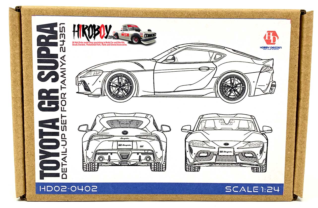 Hobby Design 1/24 GR Supra Detail-up Set for Tamiya kit #24351 