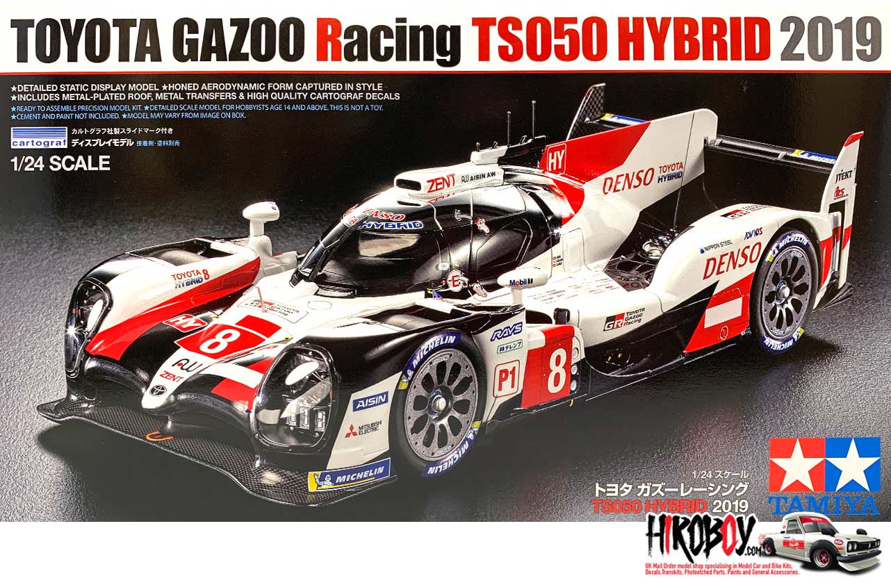 Number panel decals for 2019 Tamiya Toyota TS050 1/24 scale supplemental sheet 