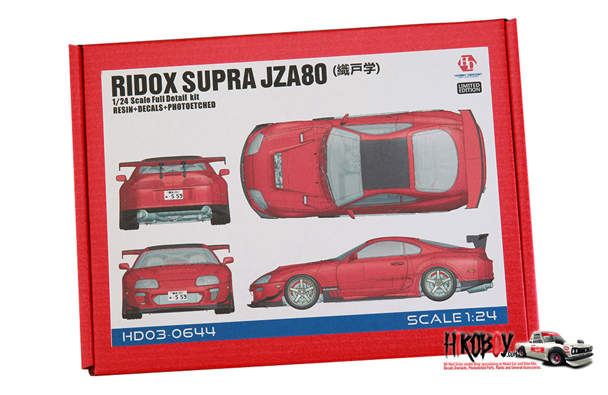 1:24 RIDOX Toyota Supra (JZA80) Full Detail Kit | HD03-0644