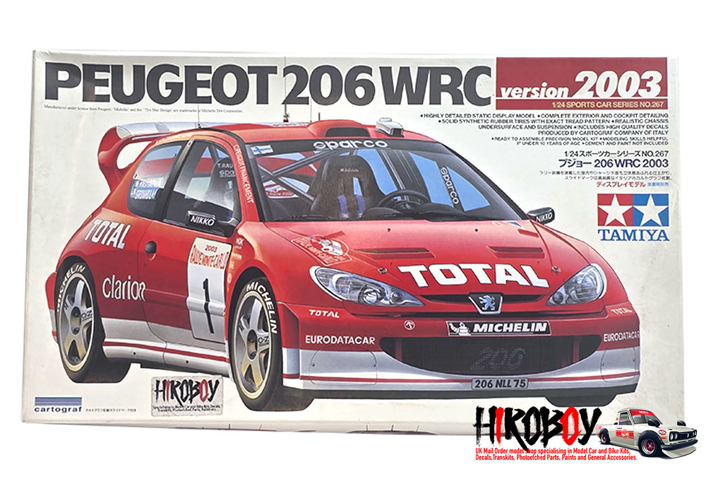 1:24 Peugeot 206 WRC Version 2003 Tamiya 24267 | TAM24267 | Tamiya