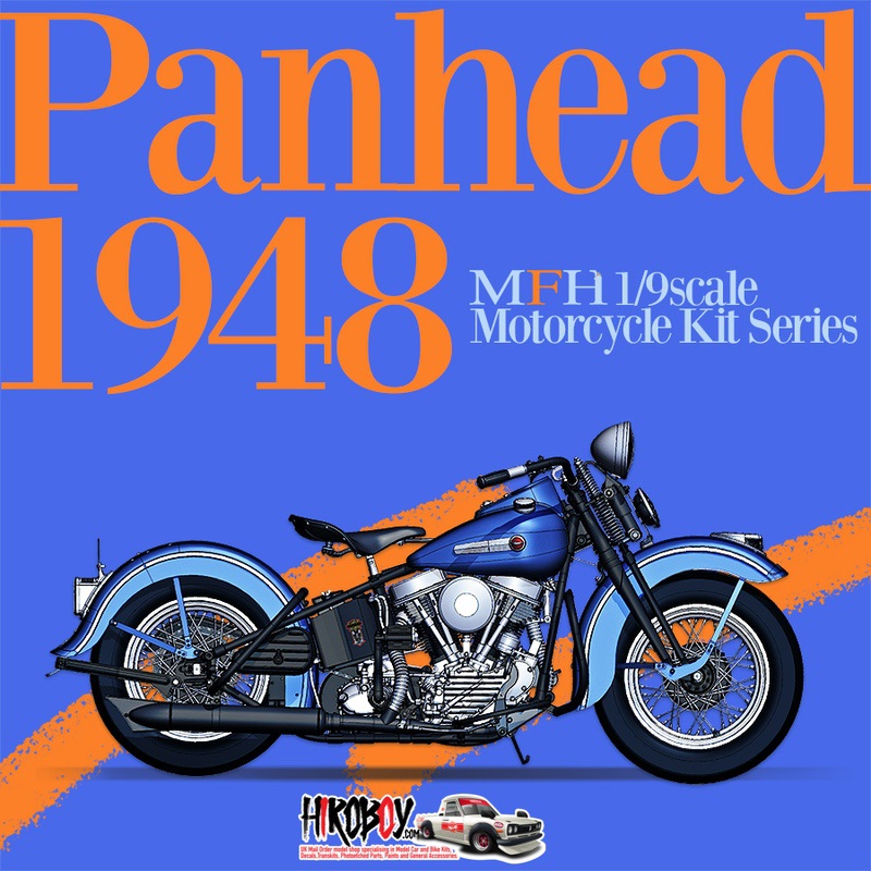 1:9 Harley-Davidson Panhead 1948 Multi Media Model Kit | MFH K712