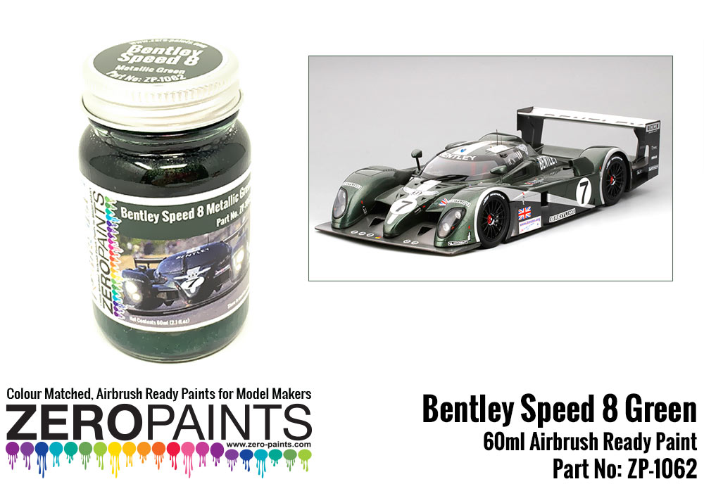 Bentley Speed 8 Green Paint 60ml Zp-1062 Zero Paints