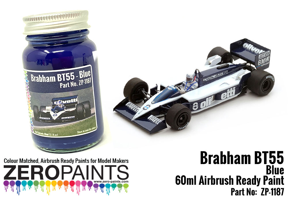 Brabham BT Dark Blue Paint ml   ZP   Zero Paints