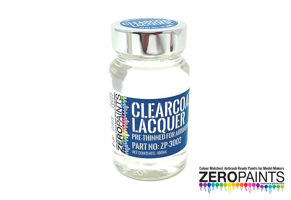 Clearcoat Lacquer 100ml - Pre-thinned ready for Airbrushing, ZP-3002
