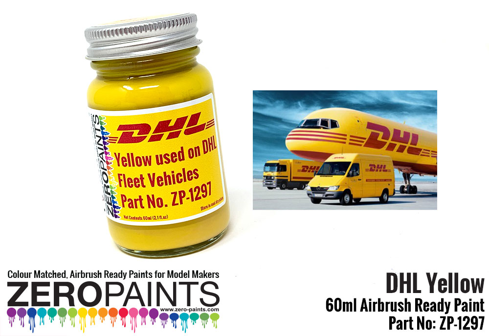 DHL Yellow Paint - 60ml | ZP-1297 | Zero Paints