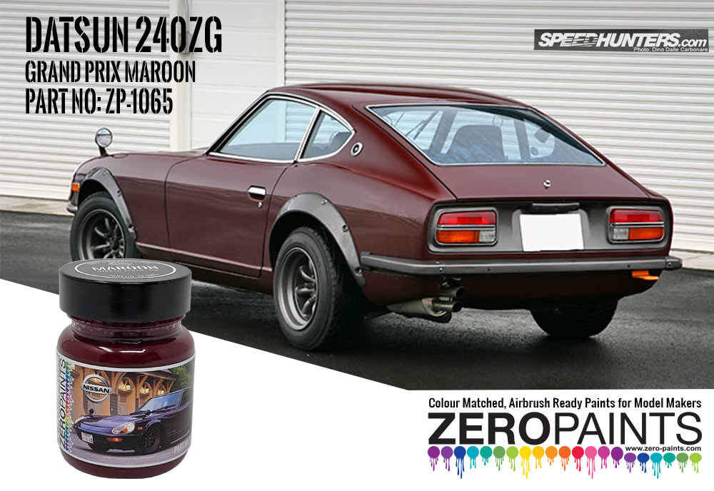 Nissan 240ZG Grand Prix Maroon 60ml Paint | ZP-1065 | Zero Paints