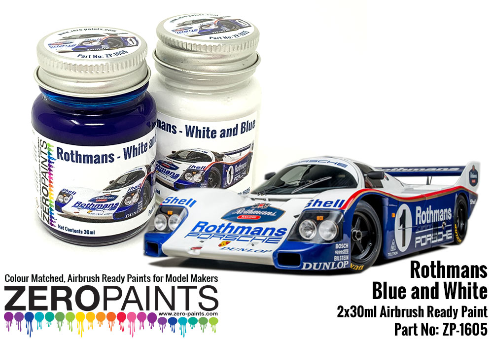 Rothmans Blue and White Paint Set 2x30ml | ZP-1605 | Zero Paints