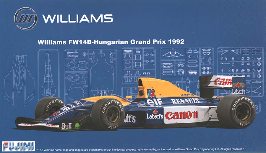 1:20 Williams FW14B Hungarian GP 1992 (GP26) | FUJ-090795